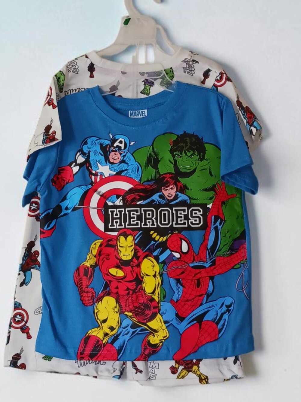 NWT Marvel 3-Piece Pajama Set Size 6 Avengers Heroes Sleepwear Spider-Man